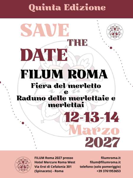 Filum Roma 2027 - save the date